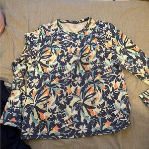 Roxie UV Floral Long Sleeve Top